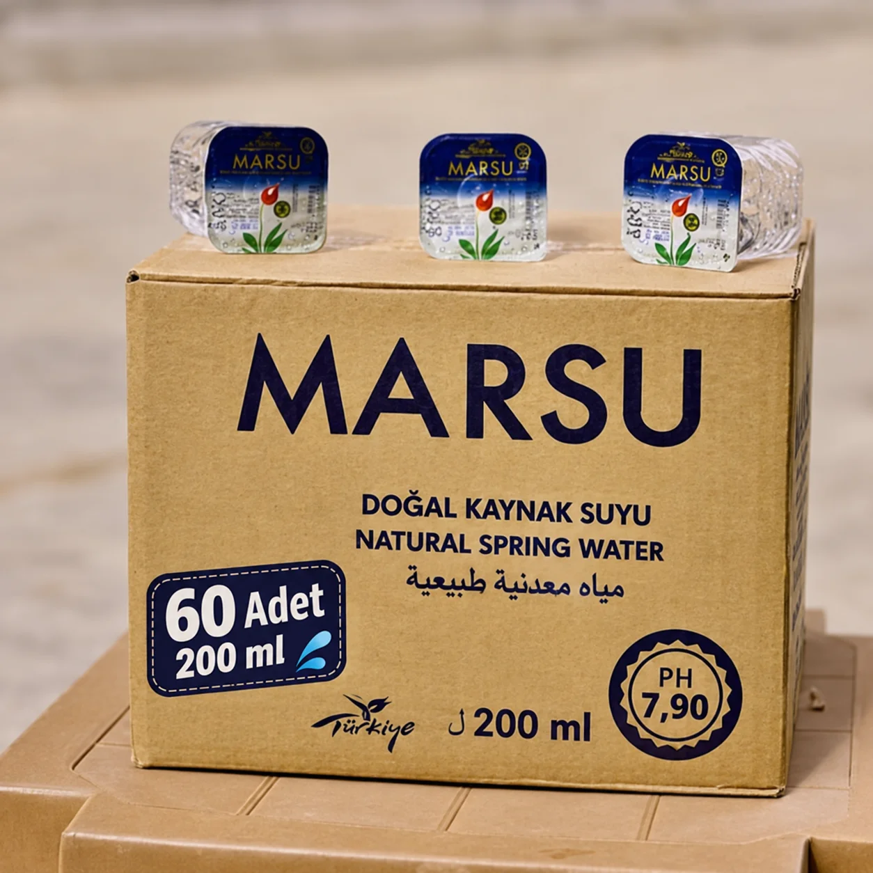 Marsu Bardak Su 200 ml 60'lı Paket
